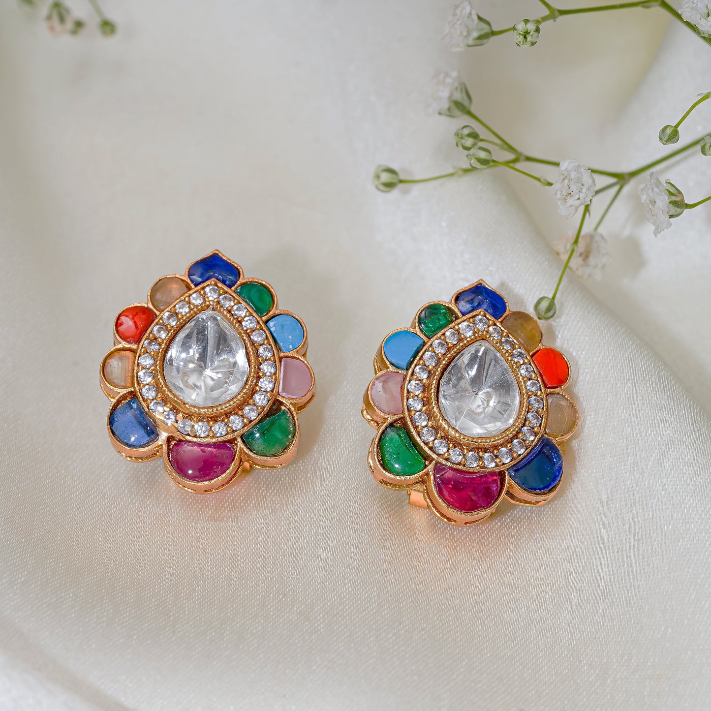 Multi-colour Ganika Earrings