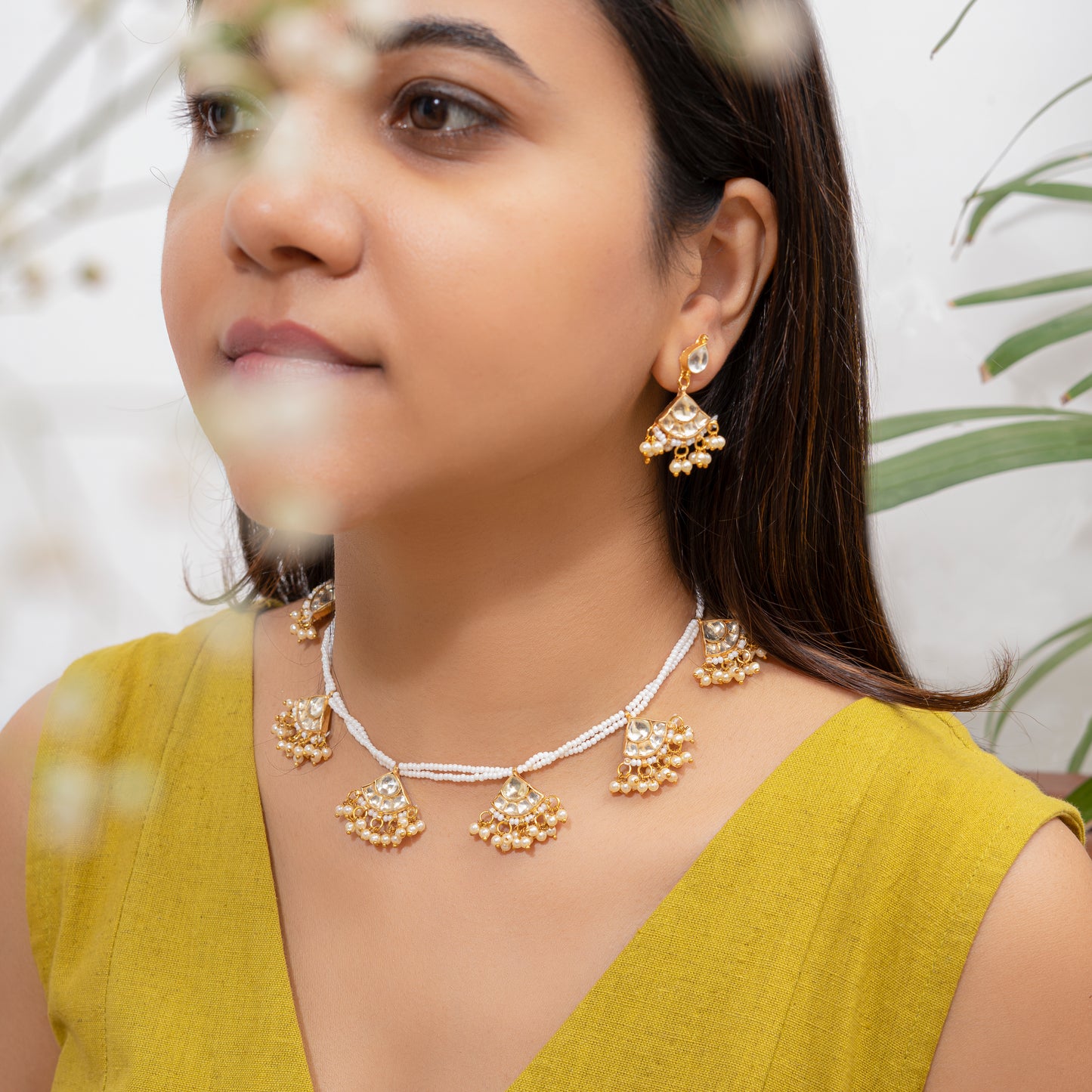 Vira Pearl Necklace set