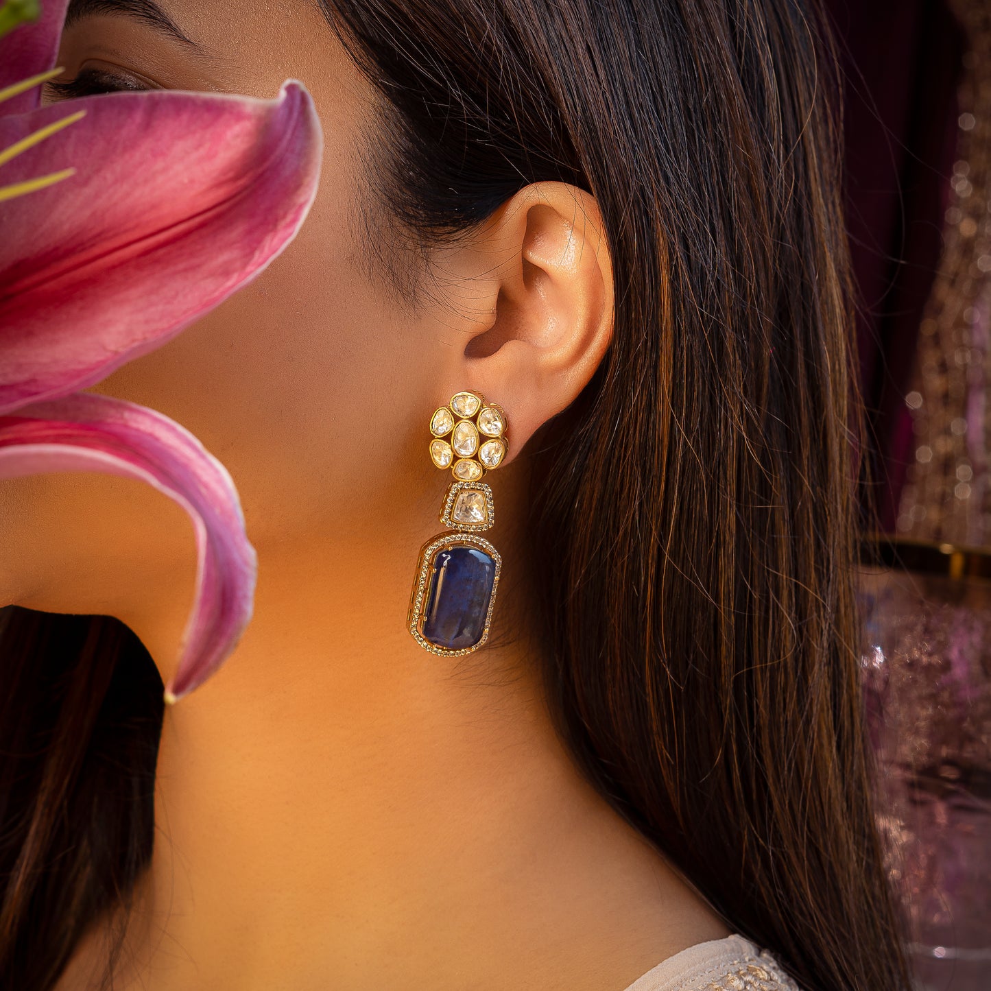 Sapphire Aya Earrings