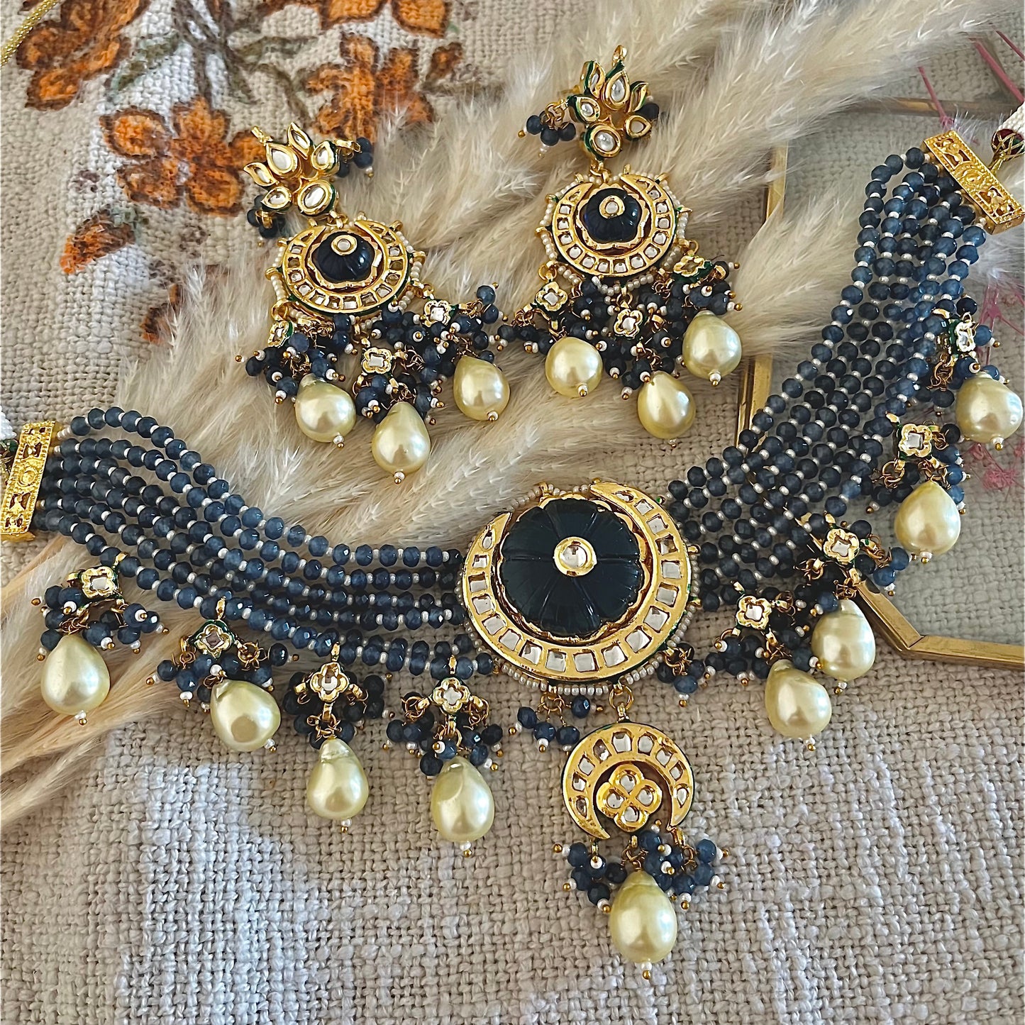 Midnight Sapphire Necklace Set