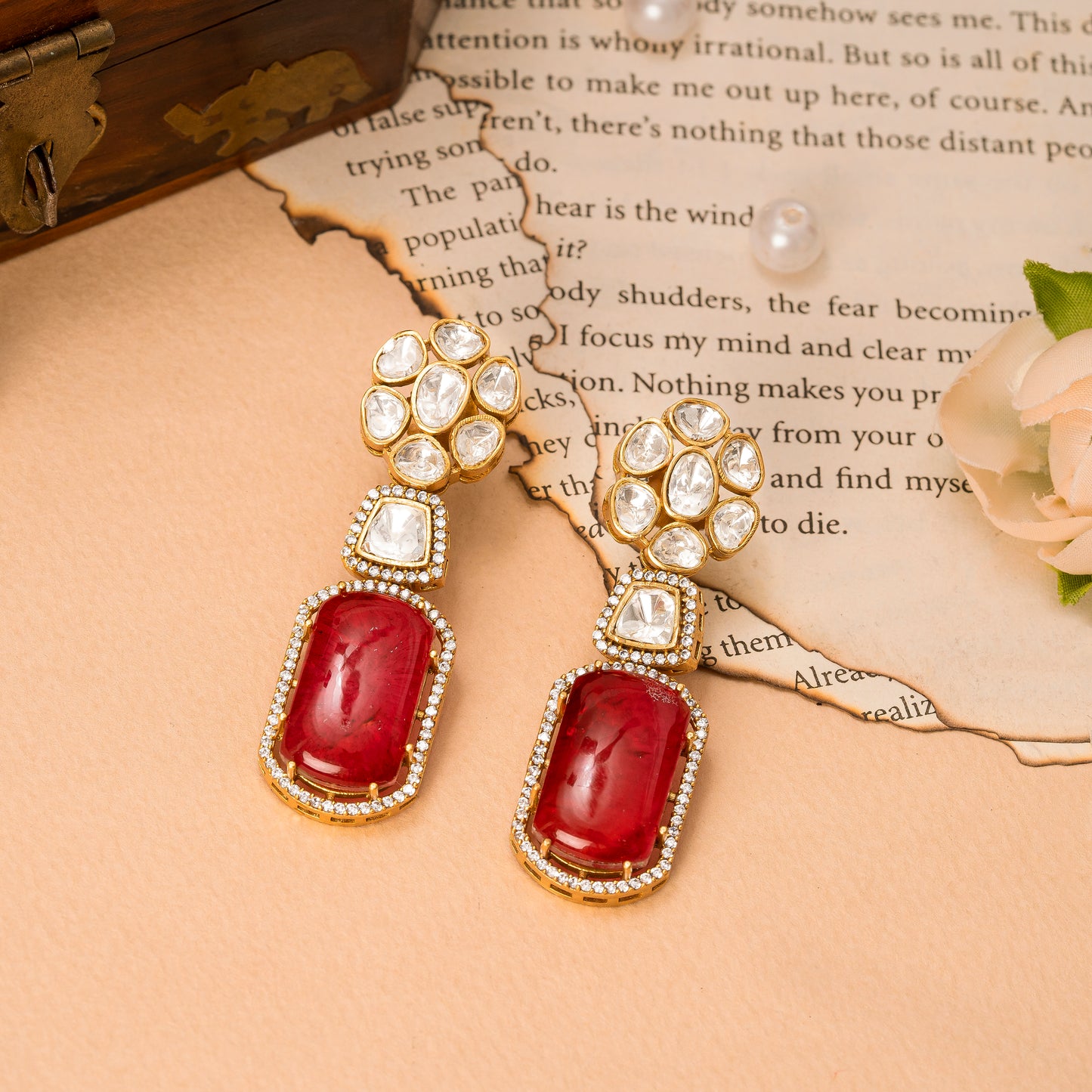 Ruby Aya Earrings