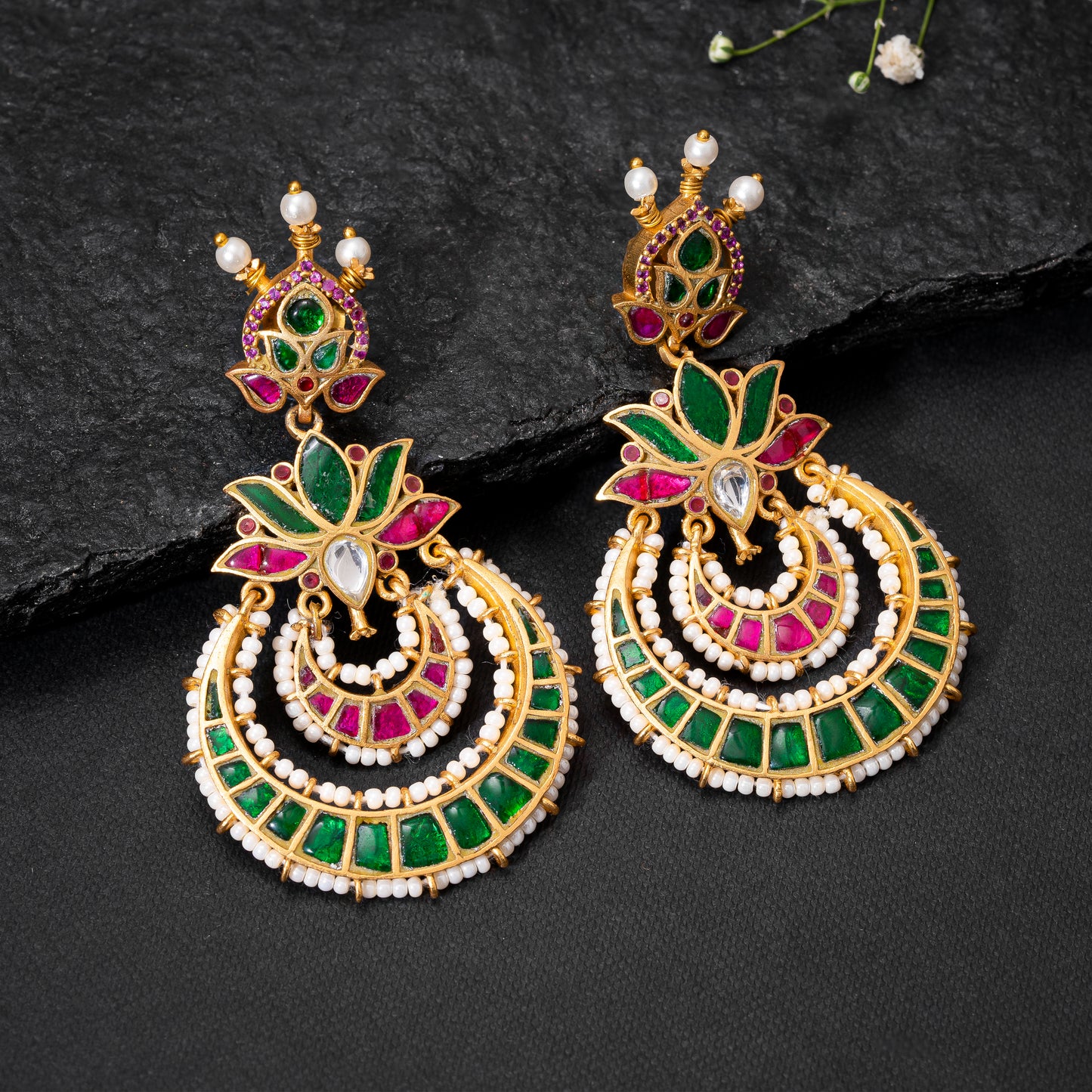Nur Chandbali Earrings