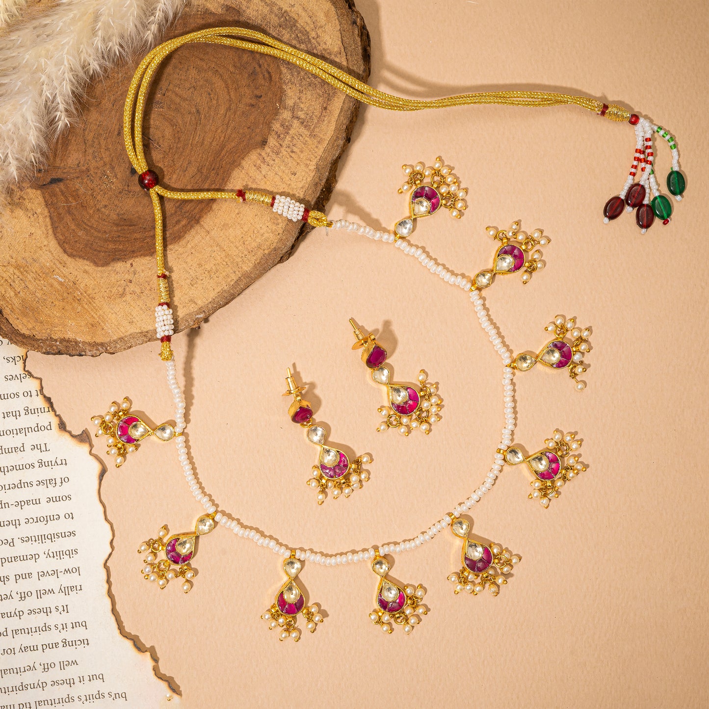 Vira Pearl Necklace set