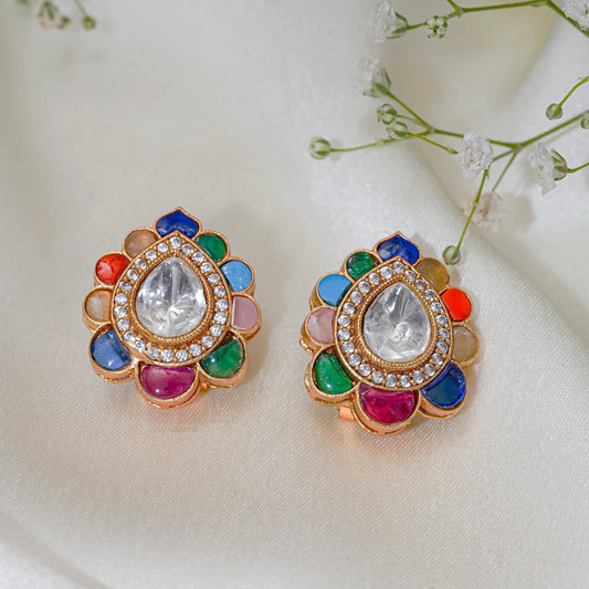 Multi-colour Ganika Earrings