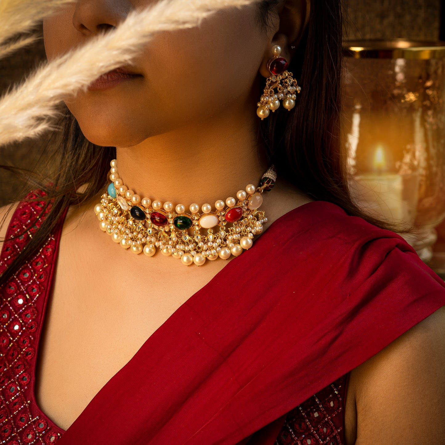 Laxita Navratan Necklace