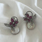 Pink Arah Baroque pearl earrings