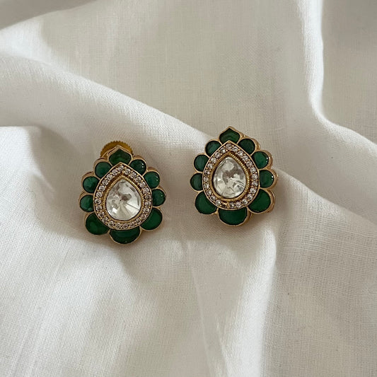 Emerald Ganika Earrings