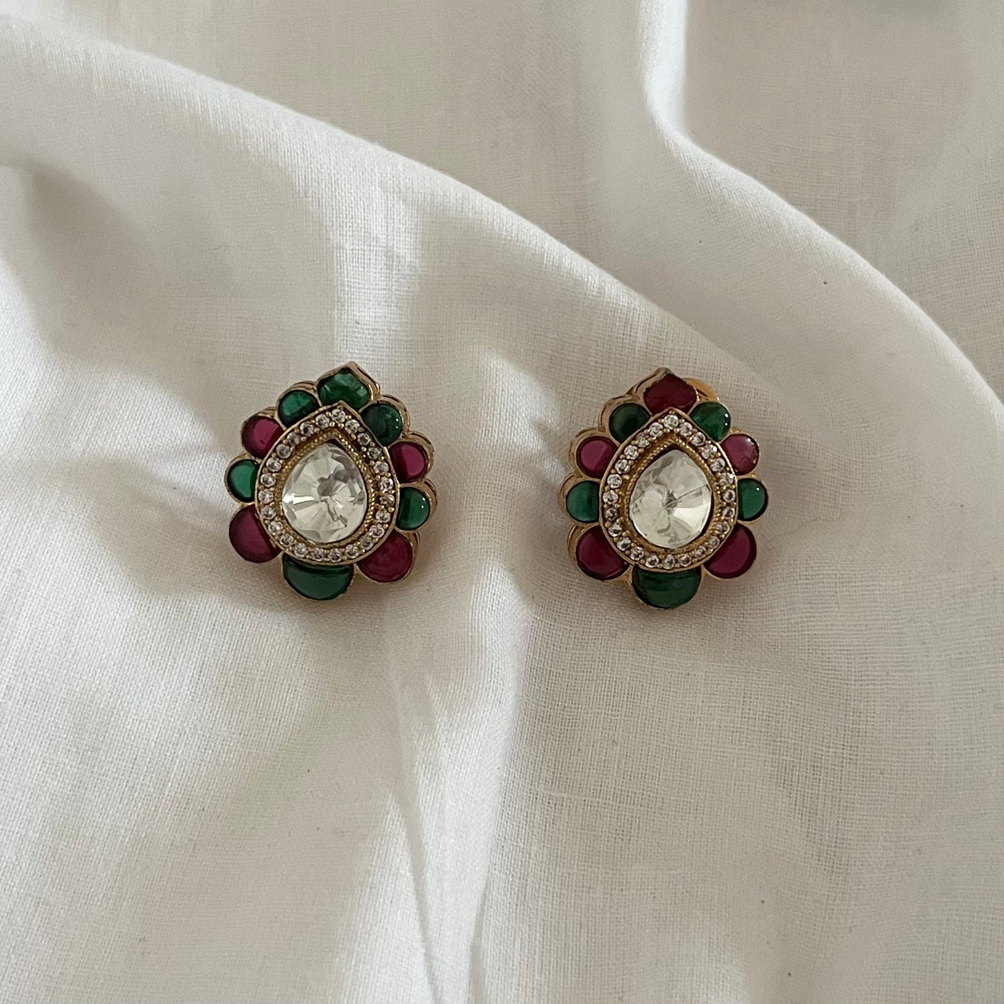 Two tone Ganika Earrings
