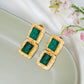 Green Amina Earrings