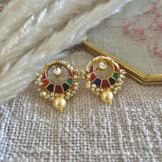 Multi-colour Mesra Earrings