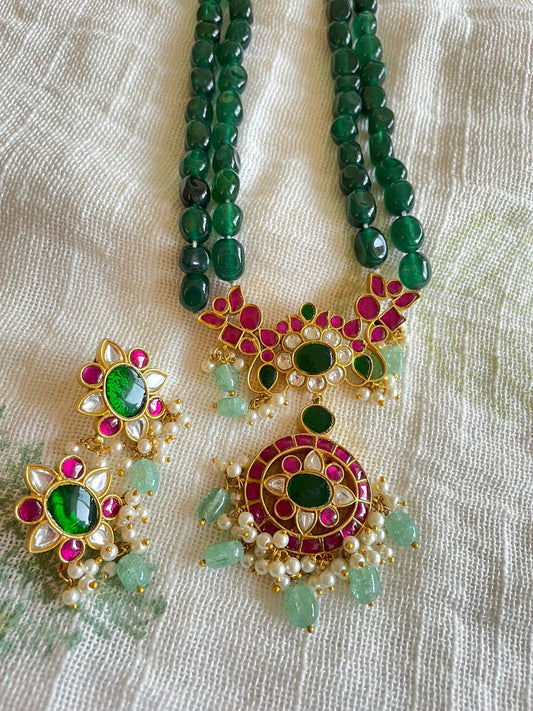 Emerald Grandeur Necklace Set
