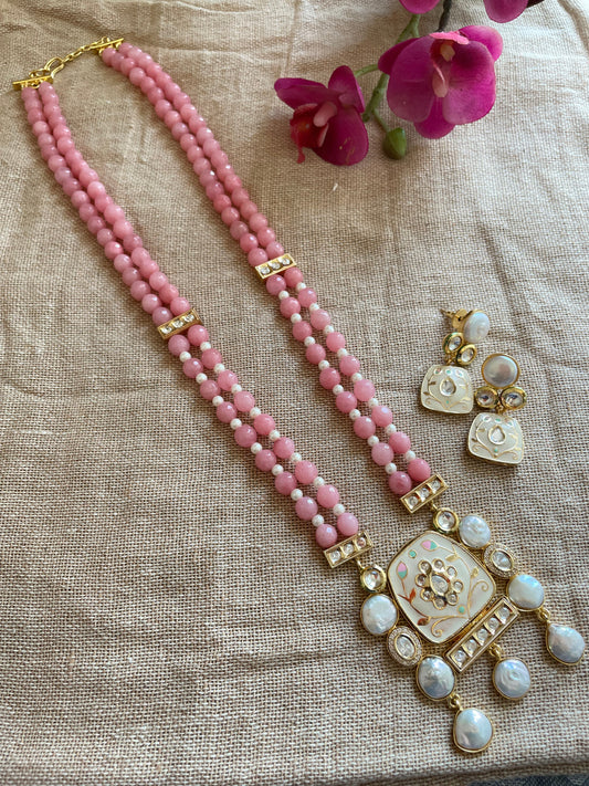 Blush Harmony Necklace Set