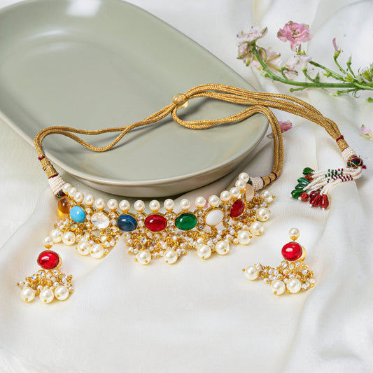Laxita Navratan Necklace