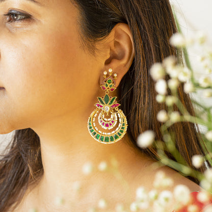 Nur Chandbali Earrings
